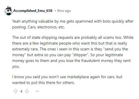 Facebook Marketplace Sell Car Review 2026 (Avoid Scams?)