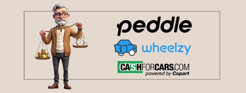 2026 Peddle vs Wheelzy vs CashForCars (Sell Junk & Damaged) 1