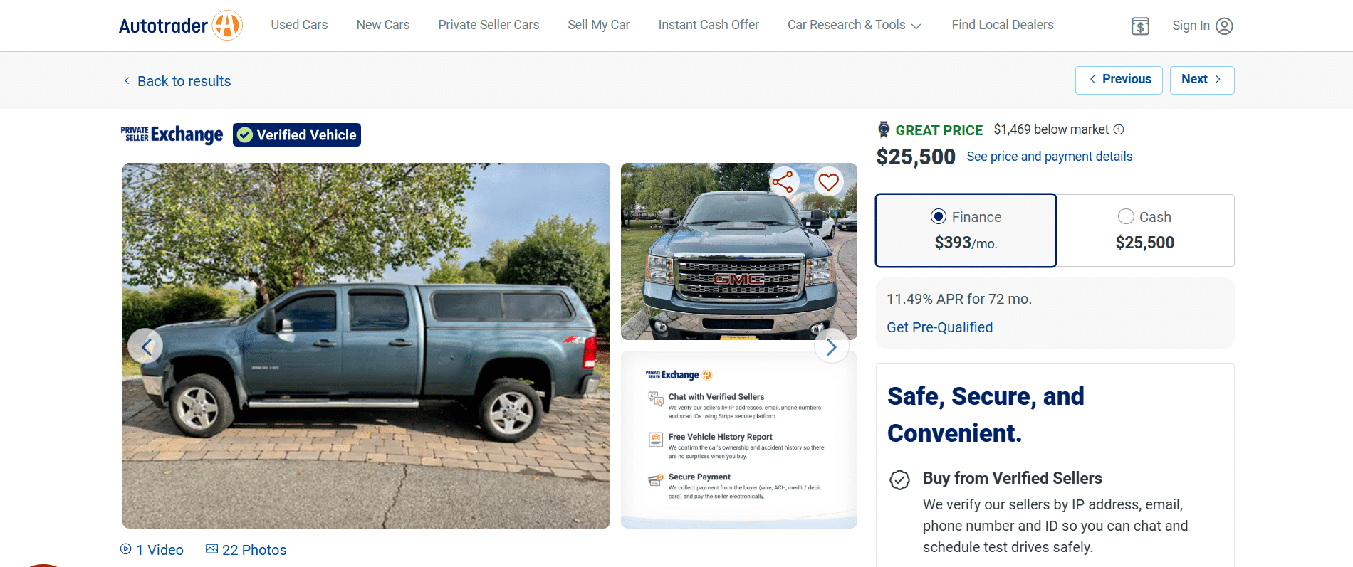 Example for Listing Screenshot(s)