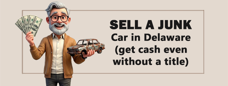 Sell a Junk Car in Delaware (Get Cash Even Without a Title) 1