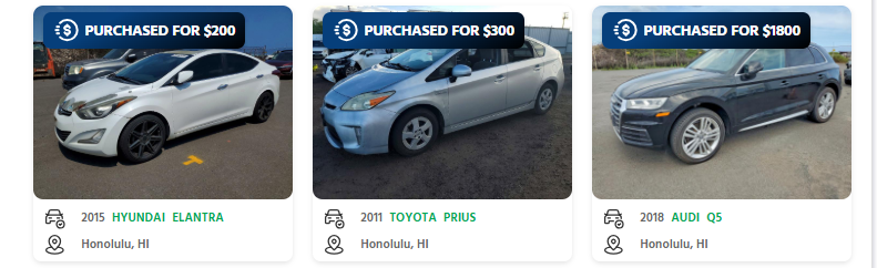 sell a junk car in hawaii cashforcars CashForCars quote for a junk car in Hawaii