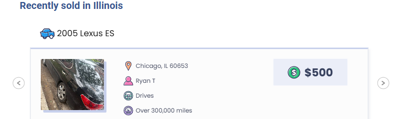 sell a junk car in illinois wheelzy Wheelzy quote for a junk car in Illinois