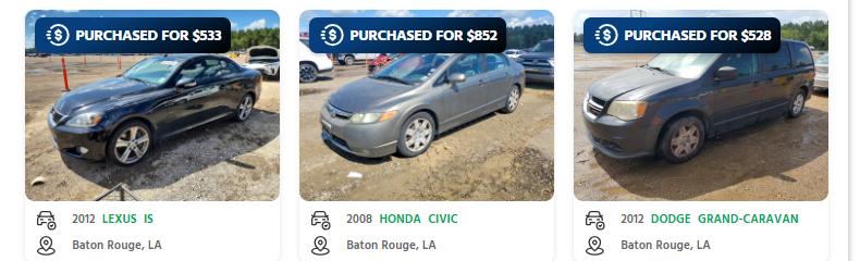 sell a junk car in louisiana cashforcars CashForCars quote for a junk car in Louisiana