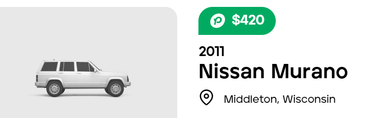 sell a junk car in wisconsin peddle Peddle recent purchase tile: a 2011 Nissan Murano in Middleton, Wisconsin, bought for $420