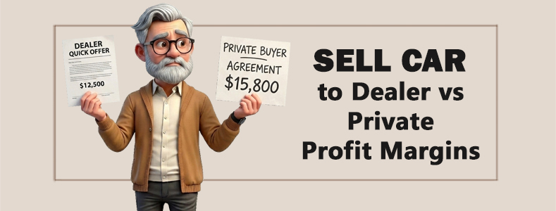 Sell Car to Dealer vs Private Profit Margins (Compare Options) 1